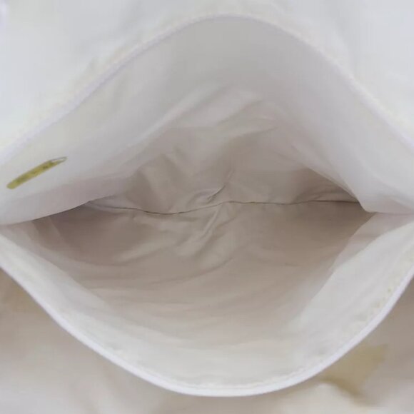 CHANEL tote bag New Travel line beige nylon jacquard ?~ leather used T19138 - Picture 9 of 9